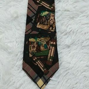 Golf Themed Men's Silk Necktie by Sturbridge
